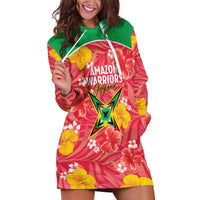Custom Guyana Cricket Hoodie Dress 2025 Go Amazon Warriors Tropical Style - Wonder Print Shop