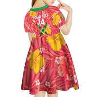 Custom Guyana Cricket Kid Short Sleeve Dress 2025 Go Amazon Warriors Tropical Style - Wonder Print Shop