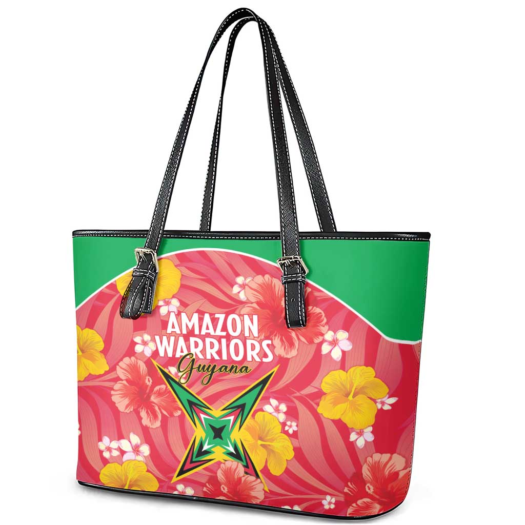 Guyana Cricket Leather Tote Bag 2025 Go Amazon Warriors Tropical Style - Wonder Print Shop