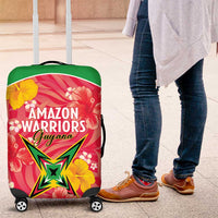 Guyana Cricket Luggage Cover 2025 Go Amazon Warriors Tropical Style - Wonder Print Shop