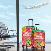 Guyana Cricket Luggage Cover 2025 Go Amazon Warriors Tropical Style - Wonder Print Shop