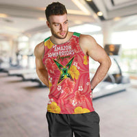 Custom Guyana Cricket Men Tank Top 2025 Go Amazon Warriors Tropical Style - Wonder Print Shop