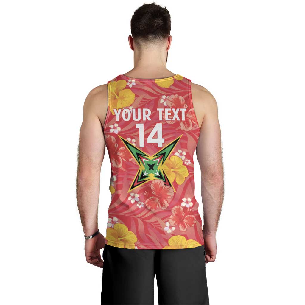 Custom Guyana Cricket Men Tank Top 2025 Go Amazon Warriors Tropical Style - Wonder Print Shop