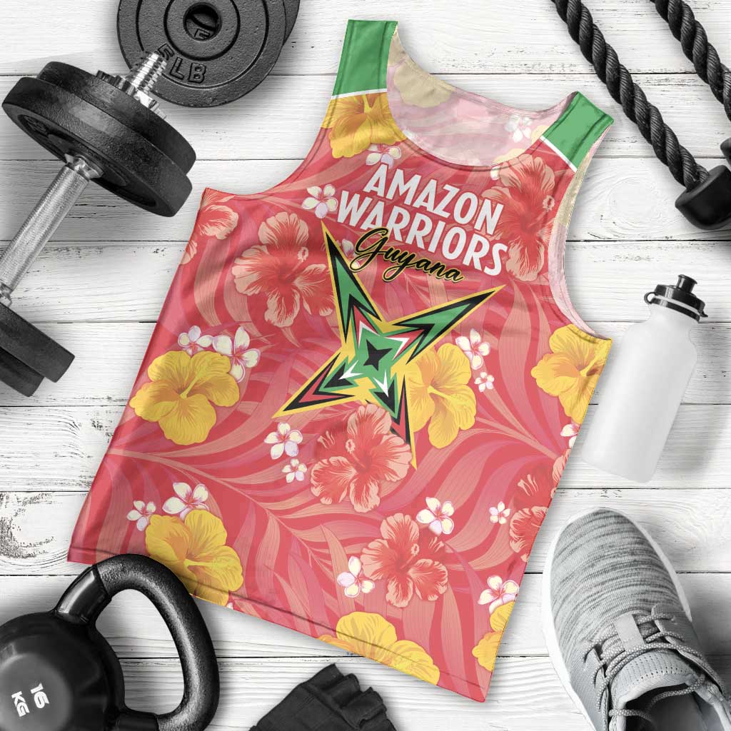 Custom Guyana Cricket Men Tank Top 2025 Go Amazon Warriors Tropical Style - Wonder Print Shop