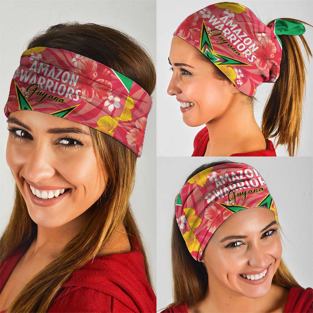 Guyana Cricket Neck Gaiter 2025 Go Amazon Warriors Tropical Style - Wonder Print Shop