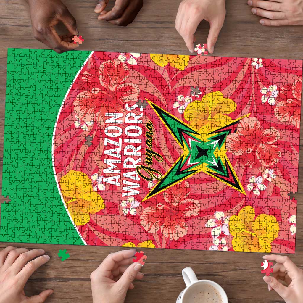 Guyana Cricket Puzzle 2025 Go Amazon Warriors Tropical Style - Wonder Print Shop