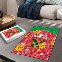 Guyana Cricket Puzzle 2025 Go Amazon Warriors Tropical Style - Wonder Print Shop