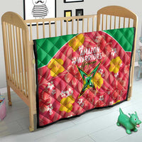 Guyana Cricket Quilt 2025 Go Amazon Warriors Tropical Style - Wonder Print Shop