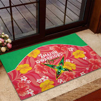 Guyana Cricket Rubber Doormat 2025 Go Amazon Warriors Tropical Style - Wonder Print Shop
