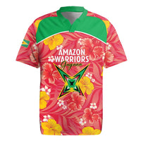 Custom Guyana Cricket Rugby Jersey 2025 Go Amazon Warriors Tropical Style - Wonder Print Shop
