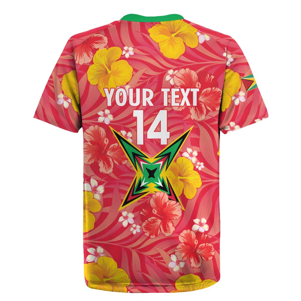 Custom Guyana Cricket Rugby Jersey 2025 Go Amazon Warriors Tropical Style - Wonder Print Shop