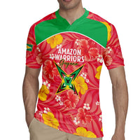 Custom Guyana Cricket Rugby Jersey 2025 Go Amazon Warriors Tropical Style - Wonder Print Shop