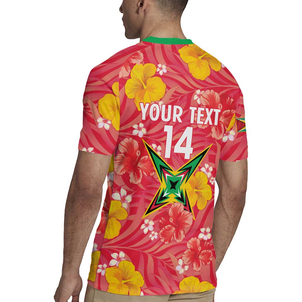 Custom Guyana Cricket Rugby Jersey 2025 Go Amazon Warriors Tropical Style - Wonder Print Shop