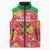 Custom Guyana Cricket Sleeveless Puffer Jacket 2025 Go Amazon Warriors Tropical Style - Wonder Print Shop