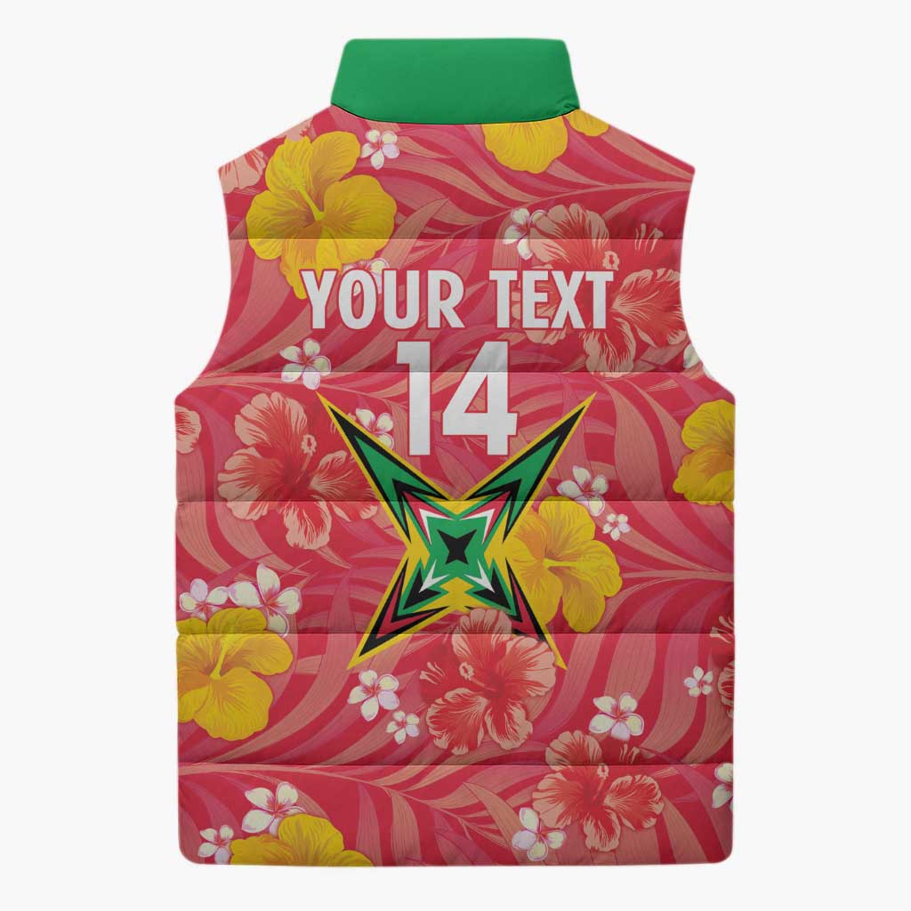 Custom Guyana Cricket Sleeveless Puffer Jacket 2025 Go Amazon Warriors Tropical Style - Wonder Print Shop