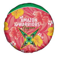 Guyana Cricket Spare Tire Cover 2025 Go Amazon Warriors Tropical Style - Wonder Print Shop