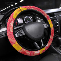 Guyana Cricket Steering Wheel Cover 2025 Go Amazon Warriors Tropical Style - Wonder Print Shop