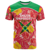 Custom Guyana Cricket T Shirt 2025 Go Amazon Warriors Tropical Style - Wonder Print Shop