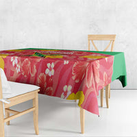 Guyana Cricket Tablecloth 2025 Go Amazon Warriors Tropical Style - Wonder Print Shop