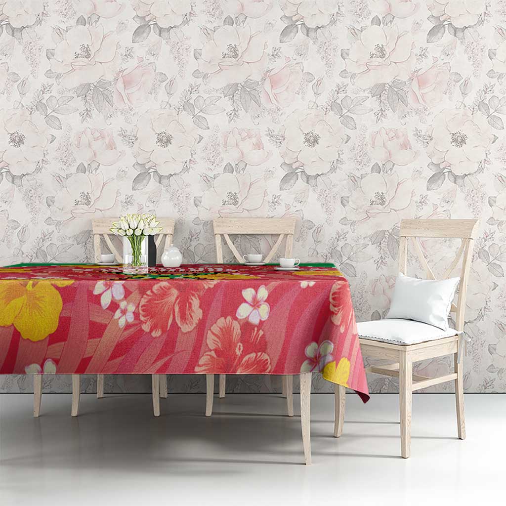 Guyana Cricket Tablecloth 2025 Go Amazon Warriors Tropical Style - Wonder Print Shop