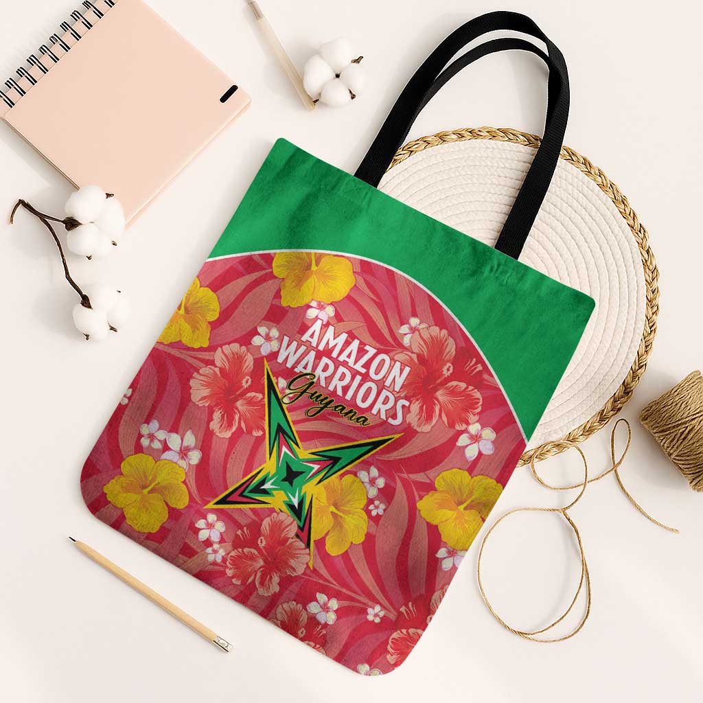 Guyana Cricket Tote Bag 2025 Go Amazon Warriors Tropical Style - Wonder Print Shop