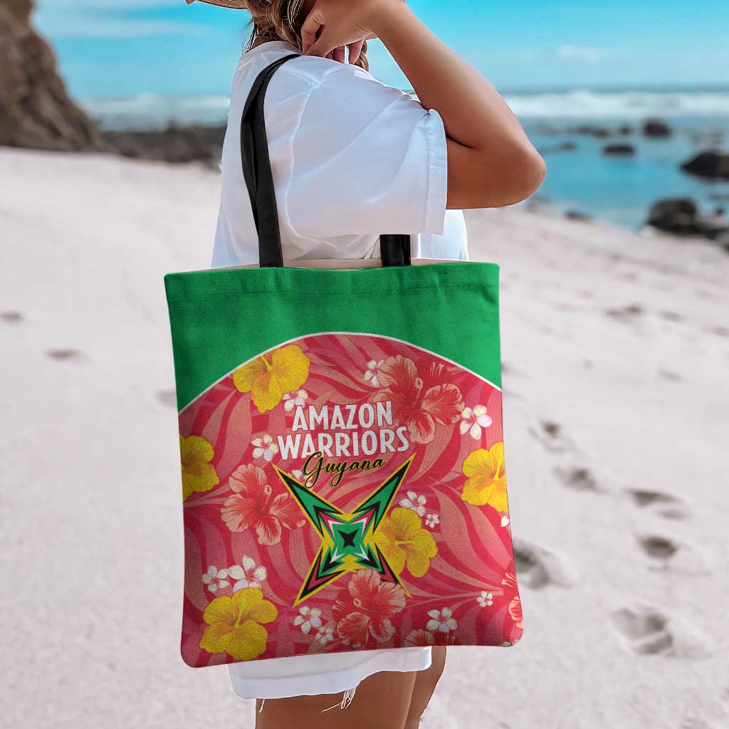 Guyana Cricket Tote Bag 2025 Go Amazon Warriors Tropical Style - Wonder Print Shop
