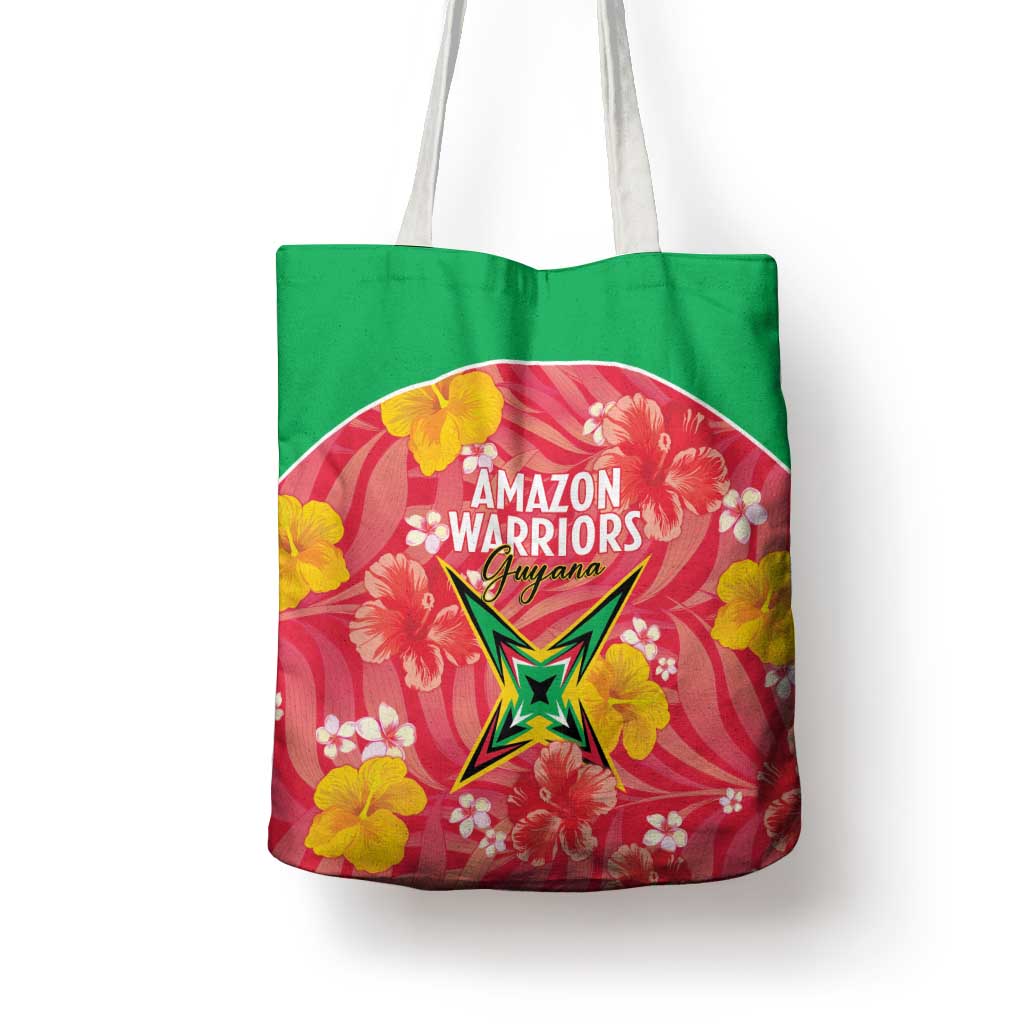 Guyana Cricket Tote Bag 2025 Go Amazon Warriors Tropical Style - Wonder Print Shop