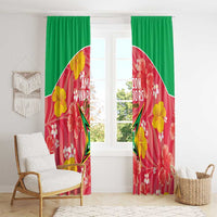 Guyana Cricket Window Curtain 2025 Go Amazon Warriors Tropical Style - Wonder Print Shop