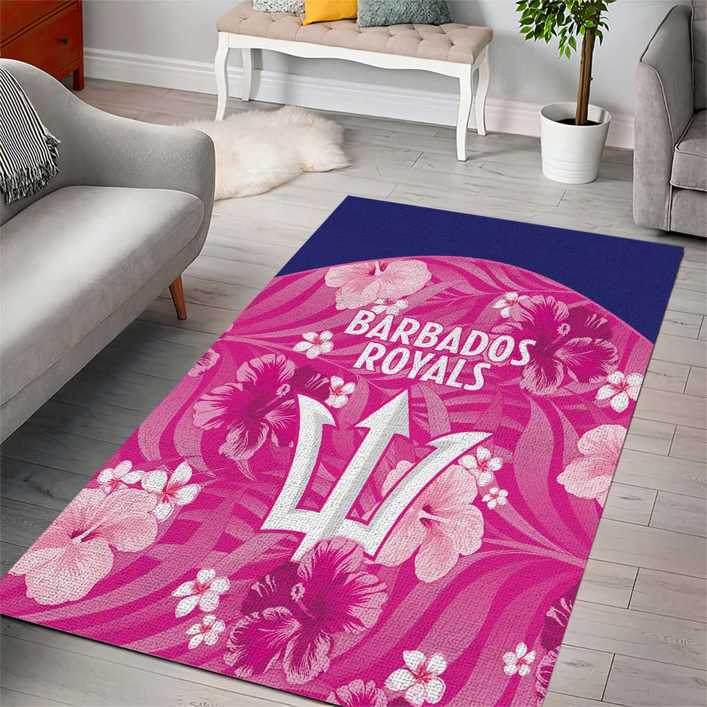 Barbados Royals Cricket Area Rug 2025 Go Tridents Tropical Style - Wonder Print Shop