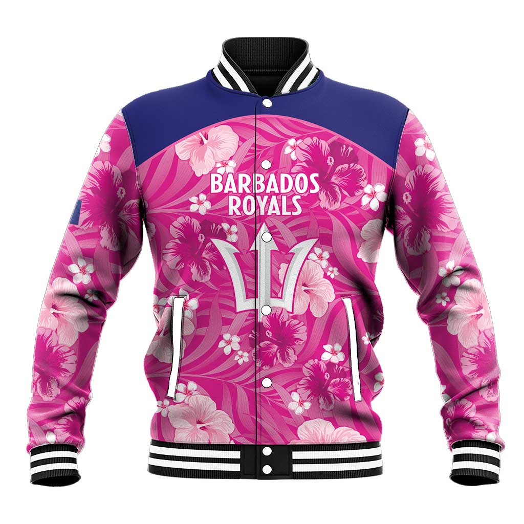 Custom Barbados Royals Cricket Baseball Jacket 2025 Go Tridents Tropical Style - Wonder Print Shop