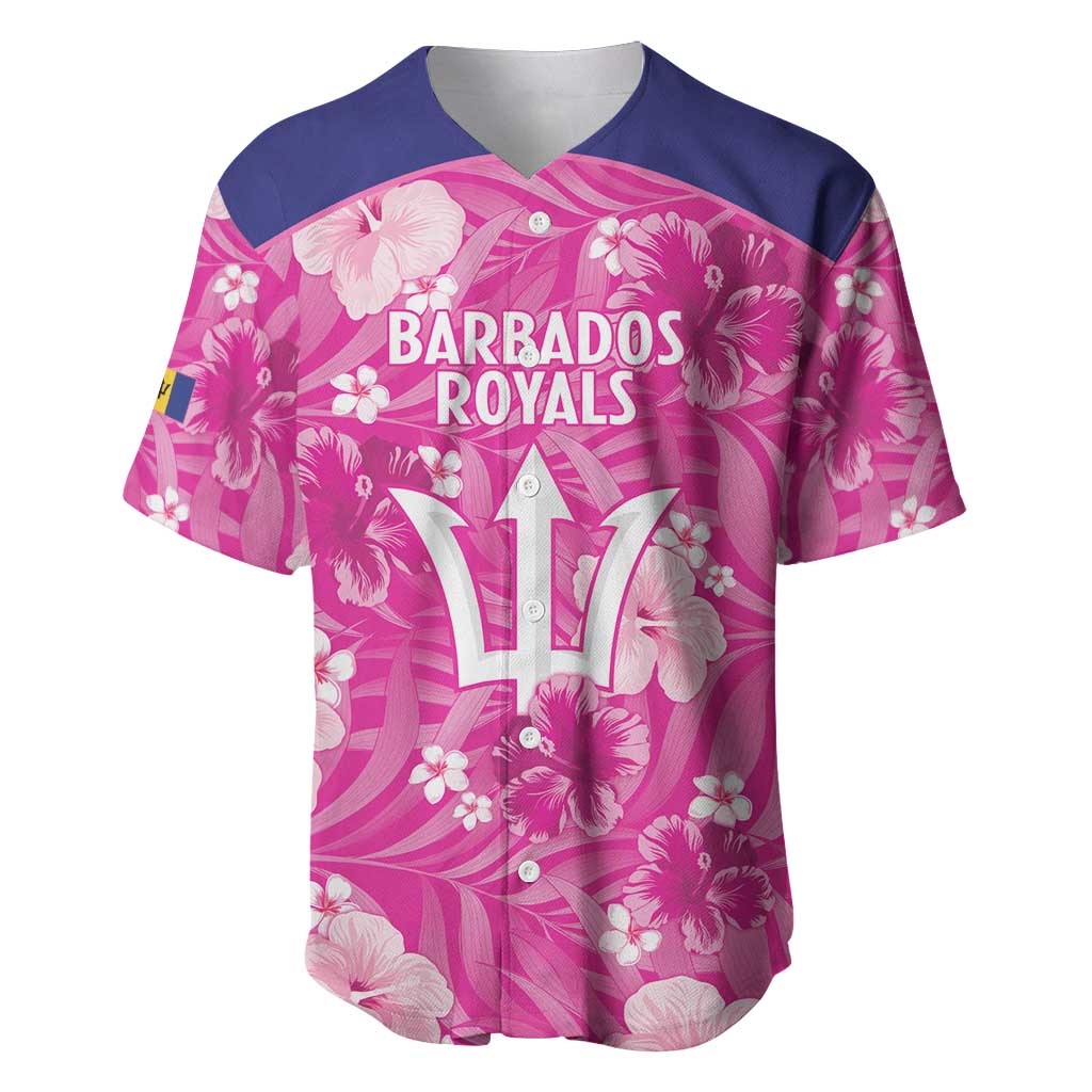 Custom Barbados Royals Cricket Baseball Jersey 2025 Go Tridents Tropical Style - Wonder Print Shop