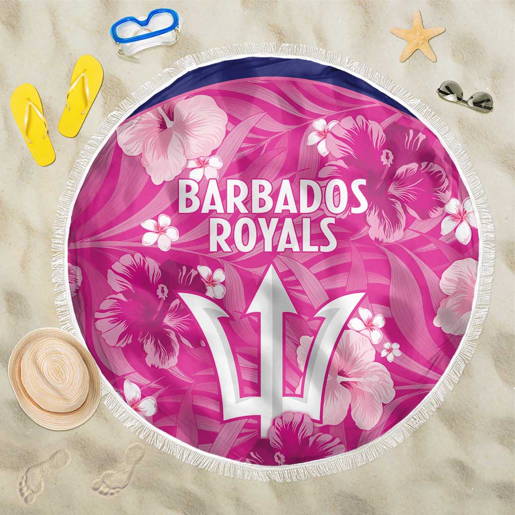 Barbados Royals Cricket Beach Blanket 2025 Go Tridents Tropical Style - Wonder Print Shop