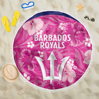 Barbados Royals Cricket Beach Blanket 2025 Go Tridents Tropical Style - Wonder Print Shop