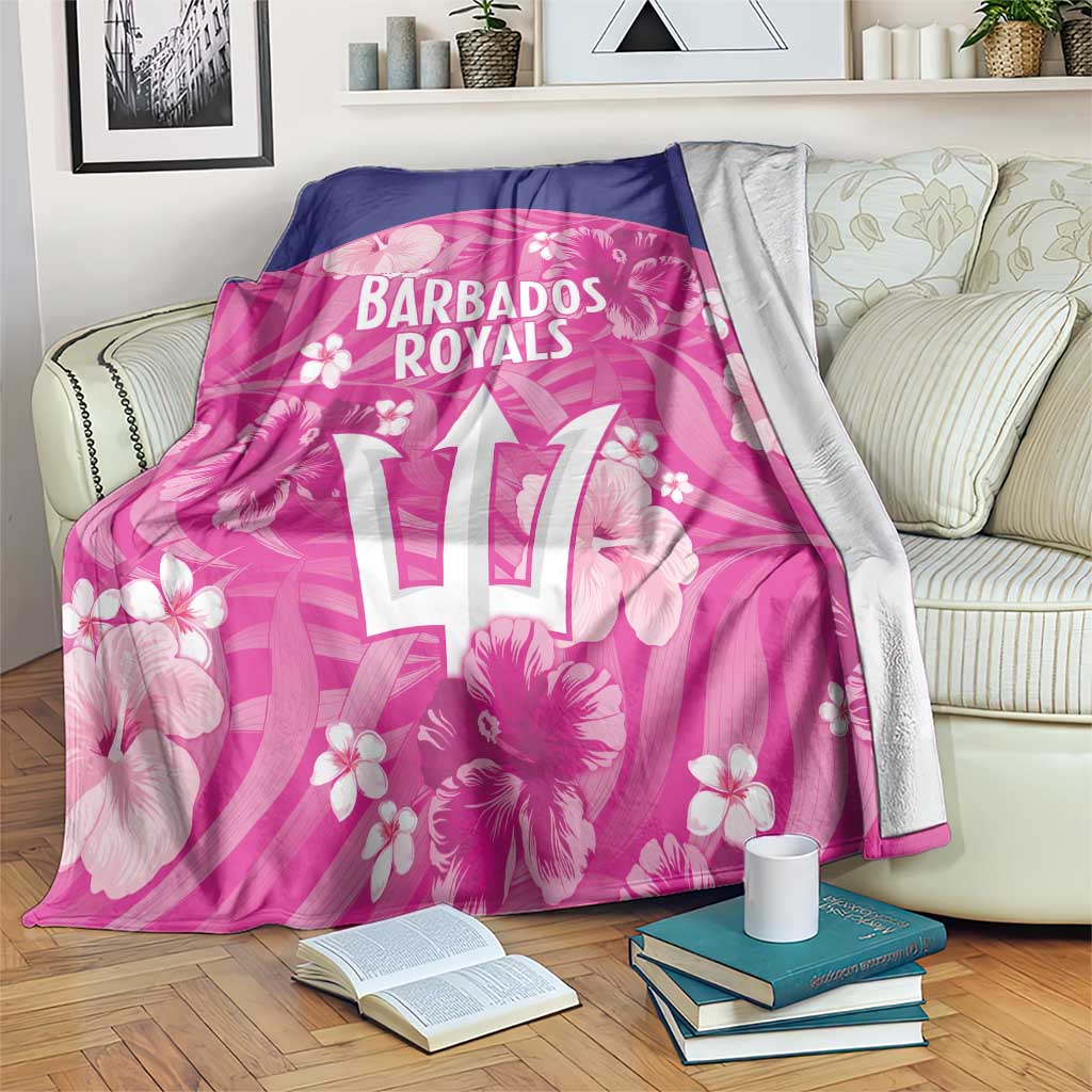 Barbados Royals Cricket Blanket 2025 Go Tridents Tropical Style - Wonder Print Shop