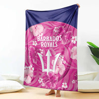 Barbados Royals Cricket Blanket 2025 Go Tridents Tropical Style - Wonder Print Shop