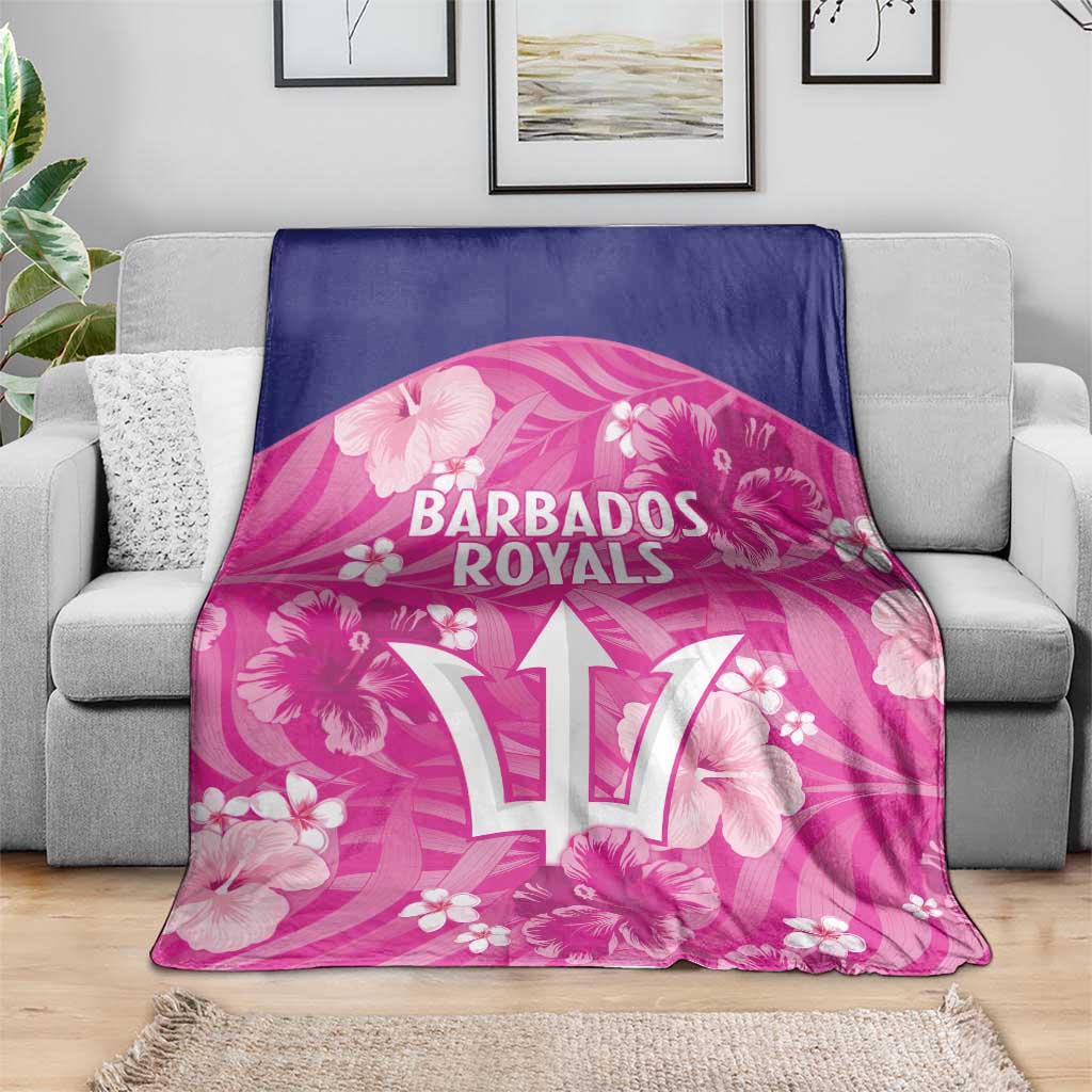 Barbados Royals Cricket Blanket 2025 Go Tridents Tropical Style - Wonder Print Shop