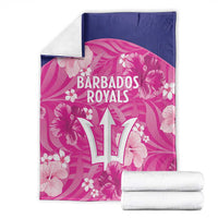 Barbados Royals Cricket Blanket 2025 Go Tridents Tropical Style - Wonder Print Shop