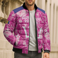 Custom Barbados Royals Cricket Bomber Puffer Jacket 2025 Go Tridents Tropical Style - Wonder Print Shop