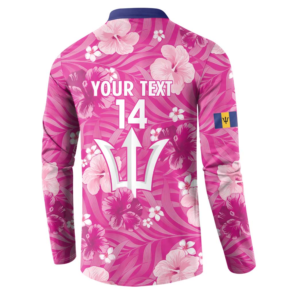 Custom Barbados Royals Cricket Button Sweatshirt 2025 Go Tridents Tropical Style - Wonder Print Shop