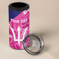 Custom Barbados Royals Cricket 4 in 1 Can Cooler Tumbler 2025 Go Tridents Tropical Style - Wonder Print Shop