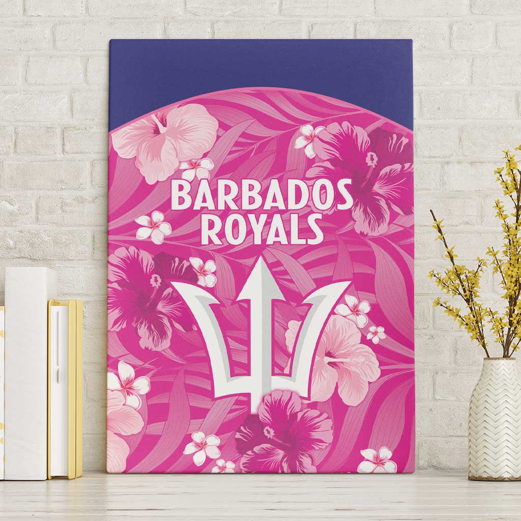 Barbados Royals Cricket Canvas Wall Art 2025 Go Tridents Tropical Style - Wonder Print Shop