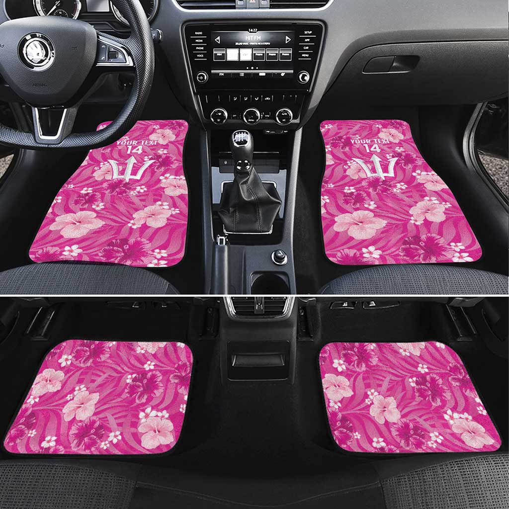 Barbados Royals Cricket Car Mats 2025 Go Tridents Tropical Style - Wonder Print Shop