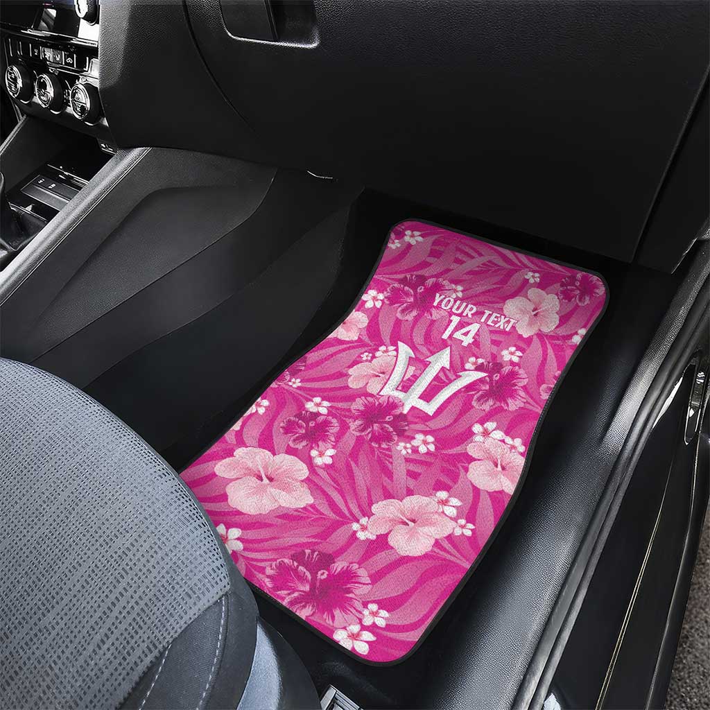 Barbados Royals Cricket Car Mats 2025 Go Tridents Tropical Style - Wonder Print Shop