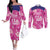 Custom Barbados Royals Cricket Couples Matching Off The Shoulder Long Sleeve Dress and Long Sleeve Button Shirt 2025 Go Tridents Tropical Style - Wonder Print Shop