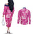 Custom Barbados Royals Cricket Couples Matching Off The Shoulder Long Sleeve Dress and Long Sleeve Button Shirt 2025 Go Tridents Tropical Style - Wonder Print Shop