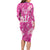 Custom Barbados Royals Cricket Family Matching Long Sleeve Bodycon Dress and Hawaiian Shirt 2025 Go Tridents Tropical Style - Wonder Print Shop