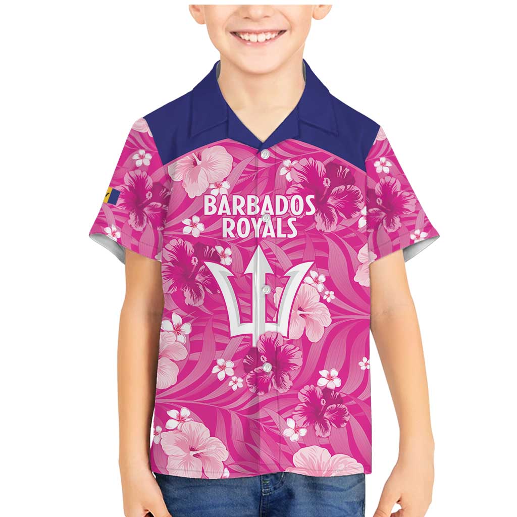 Custom Barbados Royals Cricket Family Matching Mermaid Dress and Hawaiian Shirt 2025 Go Tridents Tropical Style - Wonder Print Shop