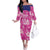 Custom Barbados Royals Cricket Family Matching Off The Shoulder Long Sleeve Dress and Hawaiian Shirt 2025 Go Tridents Tropical Style - Wonder Print Shop