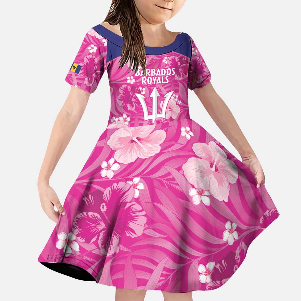 Custom Barbados Royals Cricket Family Matching Puletasi and Hawaiian Shirt 2025 Go Tridents Tropical Style - Wonder Print Shop