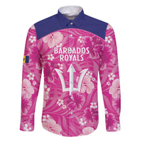 Custom Barbados Royals Cricket Family Matching Short Sleeve Bodycon Dress and Hawaiian Shirt 2025 Go Tridents Tropical Style - Wonder Print Shop